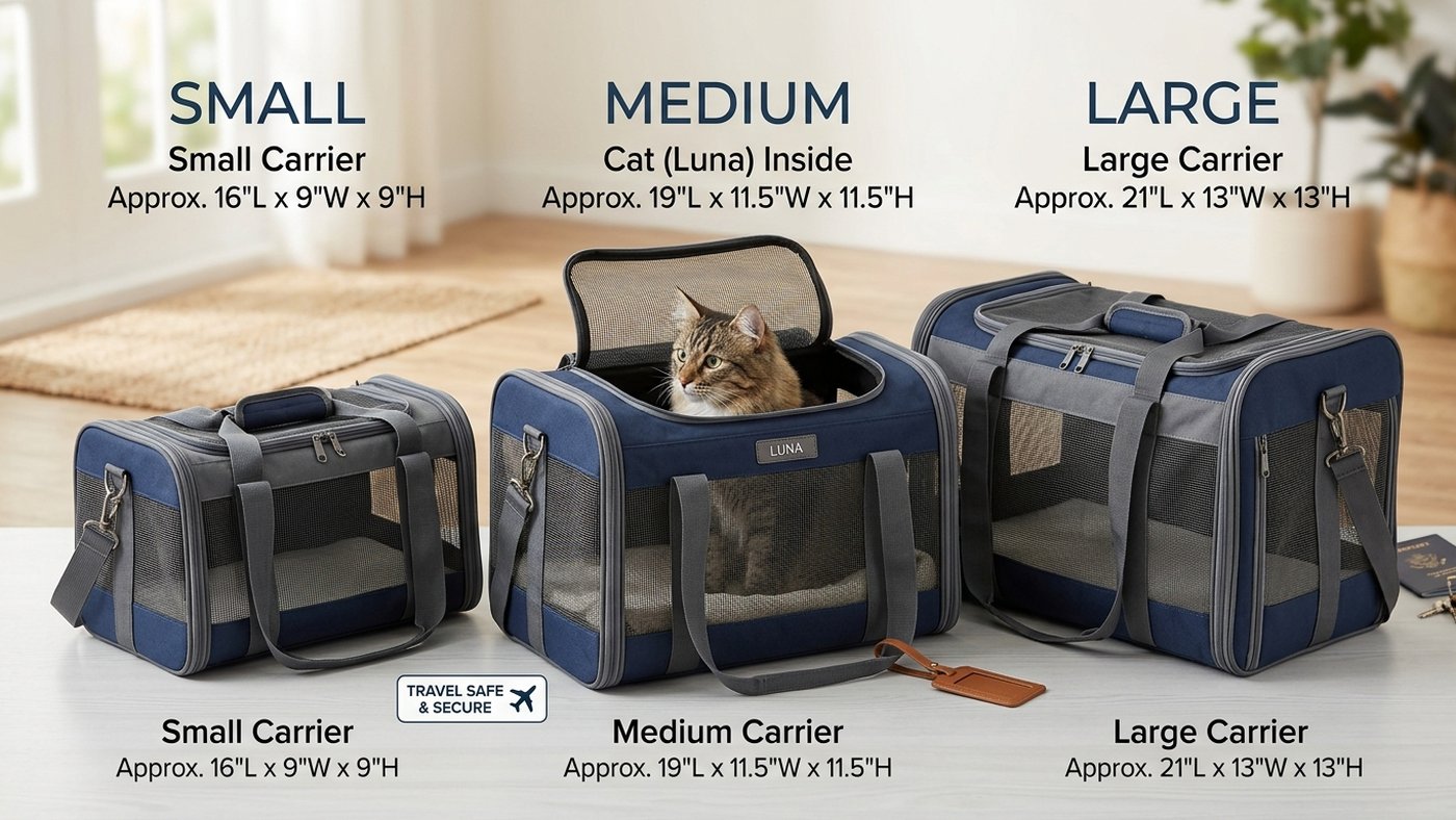 How to Choose the Right Pet Carrier Size: Comfort and Safety for Travel